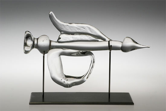 Claire Lieberman: Crystal Swan Gun, 2002.