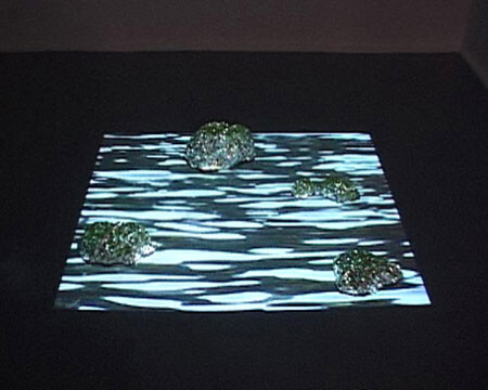 Henrike Daum, mineral processing, viedo projection, digital video loop, 2009, henrikedaum.de