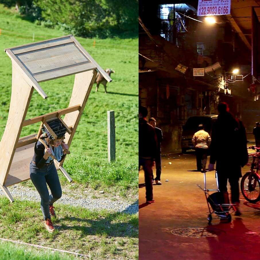 PUBLIC ART - OUT AND ABOUT (Walking While Thinking), Copyright: Ina Weise, Raul Walch.