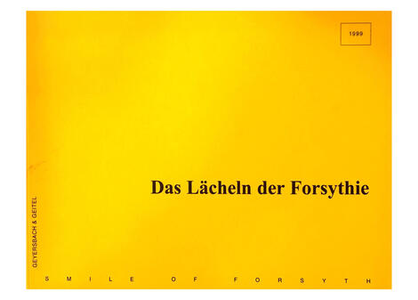 Cover Katalog Das Lächeln der Forsythie
