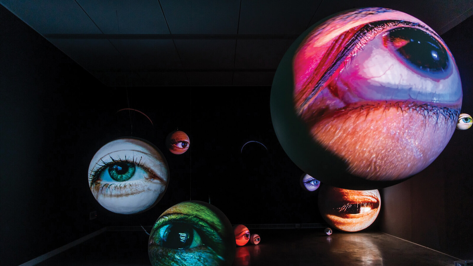 Black Box at Kaohsiung Museum, Taiwan, Tony Oursler, Courtesy of Lisson Gallery