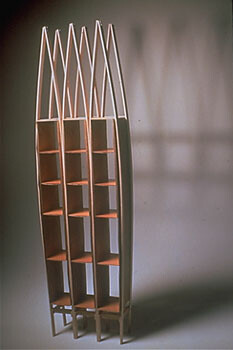 Jurgen Bey and Jan Konings, Folding Bookcase, 1993 (1991), Droog Design collection, MoMA, Marsel Loermans; https://www.moma.org/interactives/exhibitions/1996/dutch_design/pages/page4.html